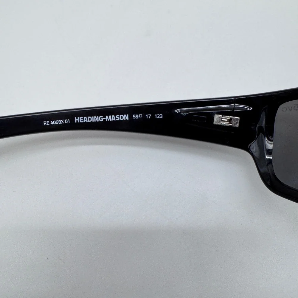 Revo Heading-Mason Sunglasses Vntge 59mm Black Polarized Wrap Around RE 4058X 01